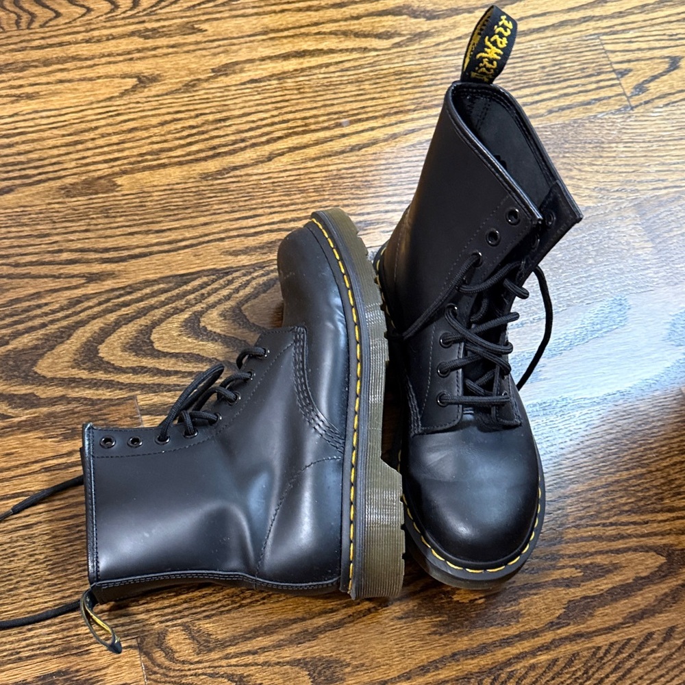 Dr. Martens Black Combat Boots